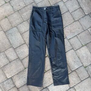 Wilfred Free Faux Leather Carpenter‎ Pants Size 2
